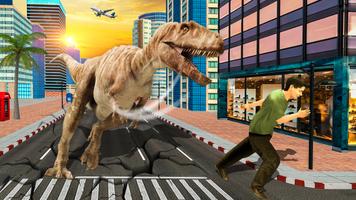 Poster Deadly Dino Survival: Angry Dinosaur City Attack