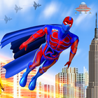 Flying Captain Superhero Games আইকন