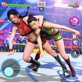 Girls wrestling fight game