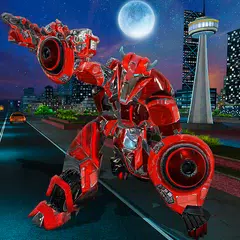 download Real US Robot Fighting - Police Car Transport Game XAPK