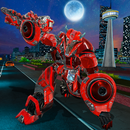 Real US Robot Fighting - Police Car Transport Game APK