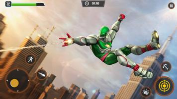 1 Schermata Superhero Flying Game:Iron Hero Gangster City 2021