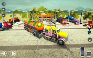 Oil Tanker Truck Games 2021 ภาพหน้าจอ 1