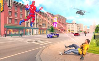 Captain Super Hero Man Game 3D اسکرین شاٹ 2