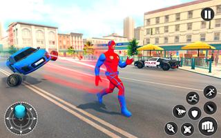 Captain Super Hero Man Game 3D syot layar 1