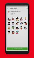 STIKRZ - Dragon Ball Sticker Pack for WhatsApp ภาพหน้าจอ 1