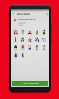 STIKRZ - Dragon Ball Sticker Pack for WhatsApp اسکرین شاٹ 2