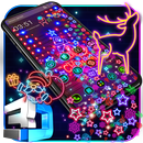 Shiny Neon Christmas Light Gravity Theme APK