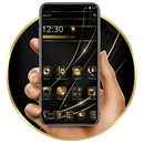 Shiny Gold Black Y91 Business Theme APK
