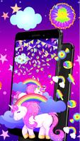 Shiny Unicorn Rainbow Gravity Theme ภาพหน้าจอ 2