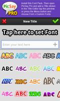 PicSay Pro Font Pack - B ảnh chụp màn hình 1