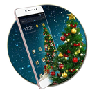 Shine Snow Christmas Tree Theme APK