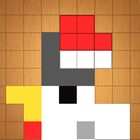 Bit Block Puzzle - Woody and Kawaii Pixel Art biểu tượng