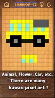 Bit Block Puzzle - Woody and Kawaii Pixel Art ảnh chụp màn hình 2