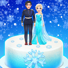 Icy Princess & Prince Cake أيقونة
