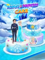 Icy Princess & Prince Cake الملصق