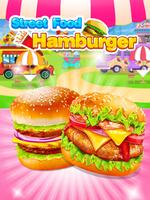 Street Food - Hamburger Maker الملصق