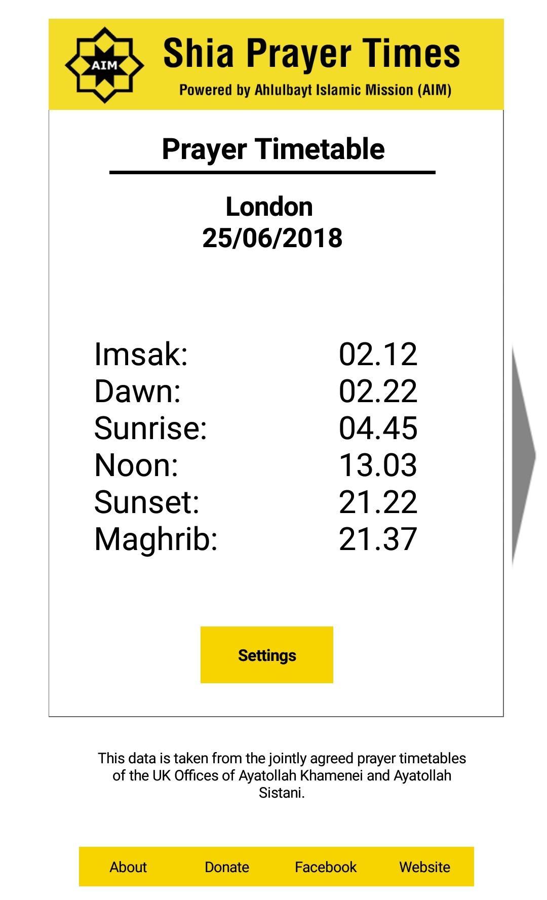 Shia Prayer Times for Android - APK Download