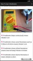 Electrical Tools How To Use A Digital Multimeter capture d'écran 2