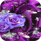 HD Diamond Rose Images Live Wallpapers icône