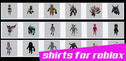 shirts skins for roblox Affiche