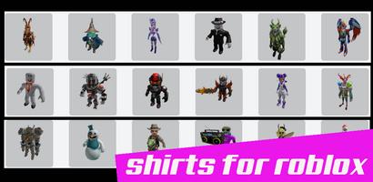 shirts skins for roblox Ekran Görüntüsü 1