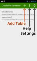 CmpTable Generator screenshot 1