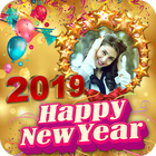 2019 New Year Photo Frames,Greetings আইকন