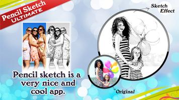 Pencil Sketch Photo Effects Plakat