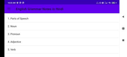 English Grammar Notes in Hindi screenshot 1