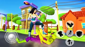 Cartoon Fighting Game 3D : Sup captura de pantalla 1
