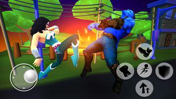 Cartoon Fighting Game 3D : Sup captura de pantalla 2