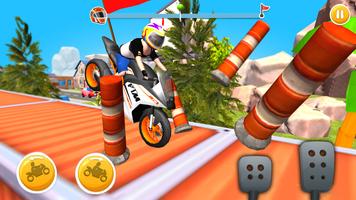 Cartoon Cycle Racing Game 3D imagem de tela 2