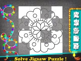 Diwali Rangoli Designs Jigsaw capture d'écran 2