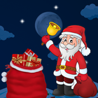 Christmas Game Flying Santa آئیکن