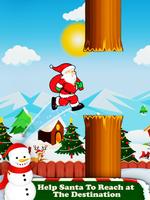 Christmas Game Flying Santa اسکرین شاٹ 1
