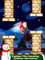Christmas Game Flying Santa پوسٹر