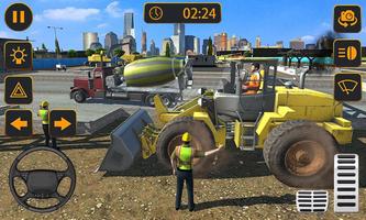 Building Constrcution Sim 3D - Bulldozer Driving capture d'écran 1
