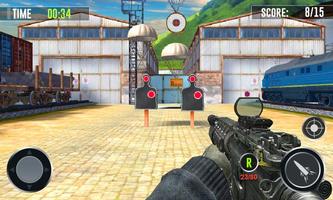 Sniper Target Mission - target shooting 3D Affiche