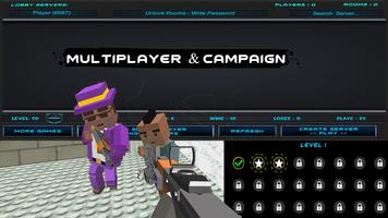 GunGame shooting warfare: blocky gangster screenshot 3