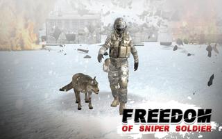 Snow Army Sniper Shooting War Affiche