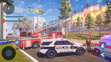 Emergency Firefighter Police screenshot 1