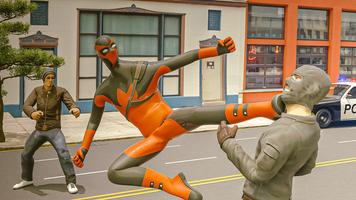 Miami Rope Hero :: Spider Game Affiche