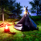 Forest Camping Survival Sim 3D icône