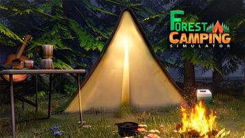 Forest Camping Survival Sim 3D poster