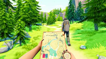 Forest Camping Survival Sim 3D اسکرین شاٹ 1