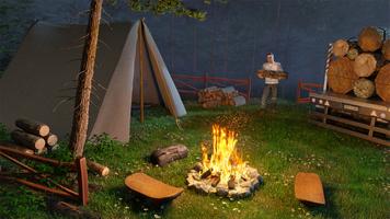 Forest Camping Survival Sim 3D screenshot 2