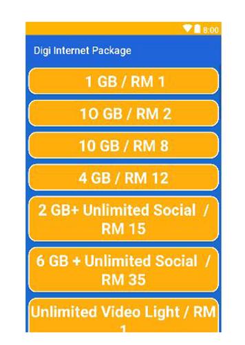 Digi Internet Package APK for Android Download