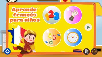Aprende francés para niños Plakat