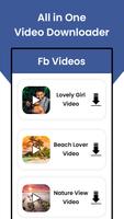 Video Downloader:TikTok-Instas-Facebook Downloader capture d'écran 1